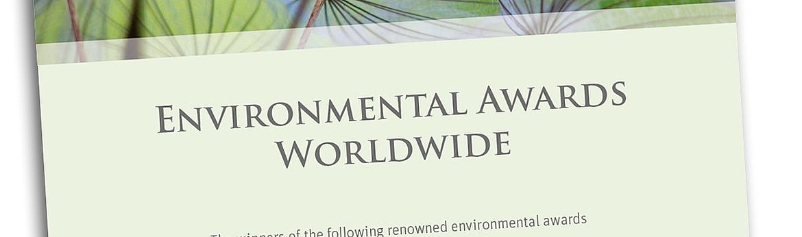 Cover Environmental Awards Worldwide