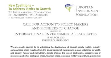 International Convention - Eur Environment Foundation - Declaration 130316