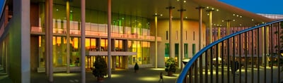 Konzerthaus Freiburg at night