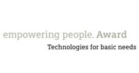 Logo empowering people. Award, Technologies for basic needs