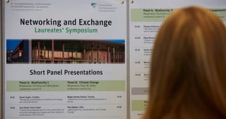 Programme poster "Networking and Exchange, Laureates' Symposium, Short Panel Presentations"